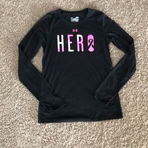 Under Armour Long Sleeve Breast Cancer Shirt